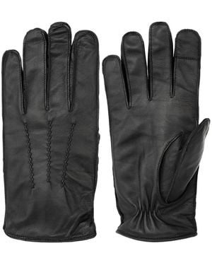 Firetrap Leather Cashmere Lining Glove Sn54 - Black