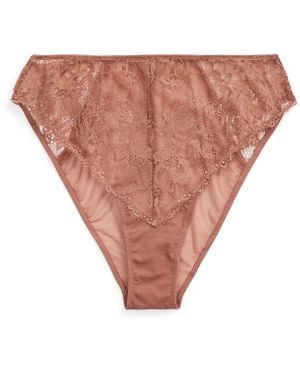 Polo Ralph Lauren Lace High Waist Brief - Orange