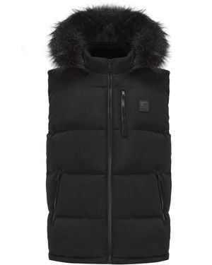 SoulCal & Co California 2 Zip Gilet - Black