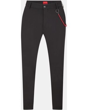 HUGO Gason214 Slim Fit Trousers - Black