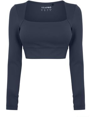Usa Pro Ruched Ls - Grey