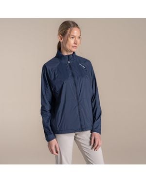 Craghoppers Nosilife Driver Lightweight Upf 50+ Golf Jacket - Blue