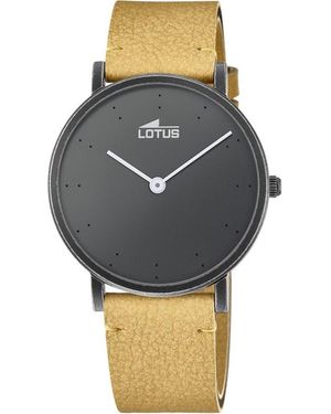 Lotus Stainless Steel Sports Analogue Quartz Watch - Grey