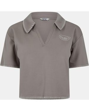 Jack Wills Jw Short-Sleeve Polo Shirt - Grey