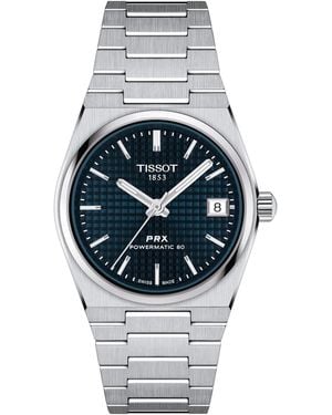 Tissot Prx Automatic Stainless Steel Water Resistant Auto Analogue Watch - Metallic