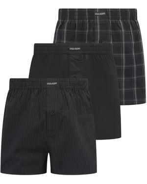 Lyle & Scott Woven Trunk - Black