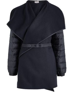 Moncler Cape Coat - Blue