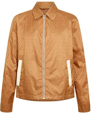 McQueen Alex Skull Jacquard Tracksuit Top - Brown