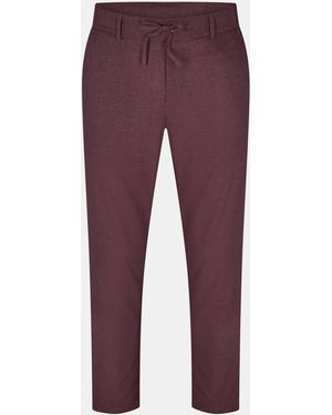 BOSS P Genius Rdspck Straight Leg Trousers - Purple