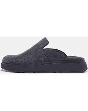 Fitflop Gen-Ff Felt Mules - Blue