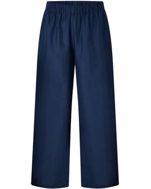 Weekend by Maxmara Weekend Zaino Straight Leg Trousers - Blue