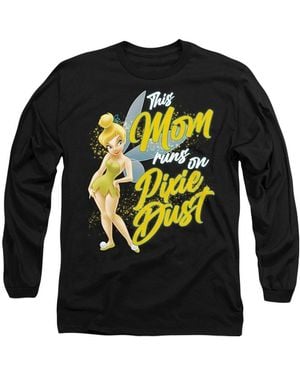 Disney Tinker Bell Mothers Day Pixie Dust Long Sleeve T - Black