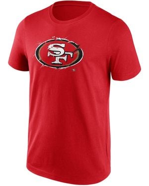 Nfl Splatter Tee Adults - Red