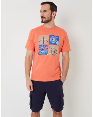 Saltwell Miller Regular Fit T-Shirt - Orange