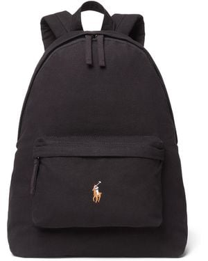 Polo Ralph Lauren Canvas Colour Backpack - Black