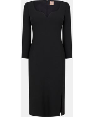 BOSS Dihera Mini Design Dress - Black