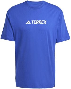 adidas Terrex Classic Logo T-Shirt - Blue