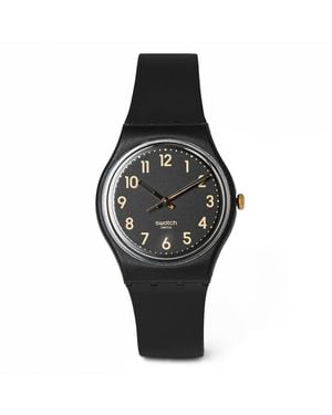 Swatch Core Analogue Quartz Watch - Black