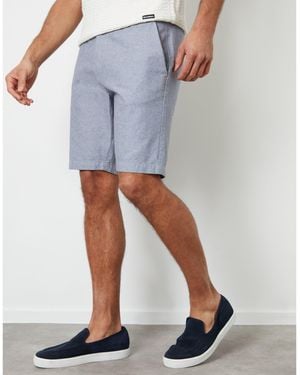 Threadbare Marino Woven Tracksuit Shorts - Blue