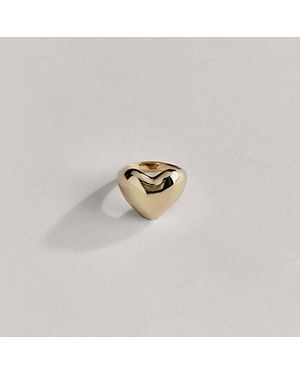 Annika Inez Annika Heart Ring Ld61 - Metallic