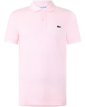 Lacoste Slim Fit Short Sleeve Polo Shirt - Pink