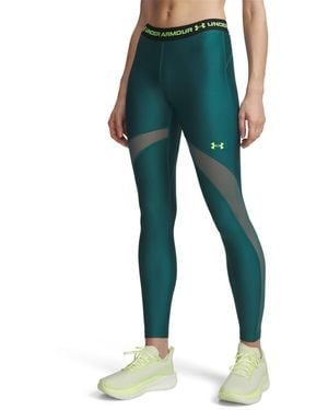 Under Armour Heatgear Mesh Performance Gym Legging - Green