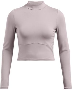 Under Armour Meridian Long-Sleeve Performance Gym Top - Grey
