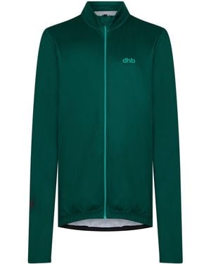 Dhb Blok Classic Long Sleeve Jersey - Green