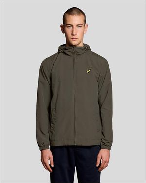 Lyle & Scott Lyle & Scott Water Resistant Zip Through Jacket - Green