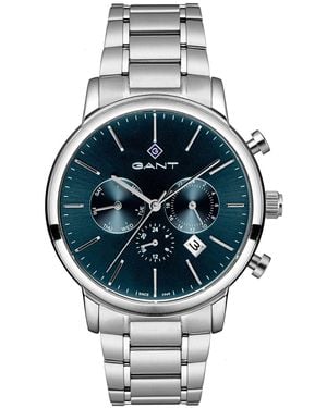 GANT Cleveland Denim-metal Watch Stainless Steel Watch - Metallic