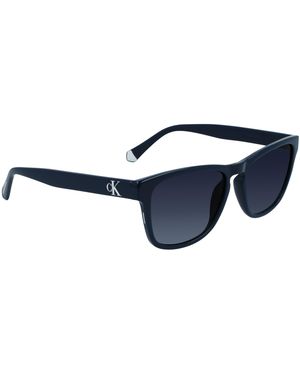 Calvin Klein Modified Rectangle Sunglasses - Blue