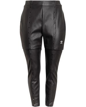 adidas Originals Leather Trousers - Grey