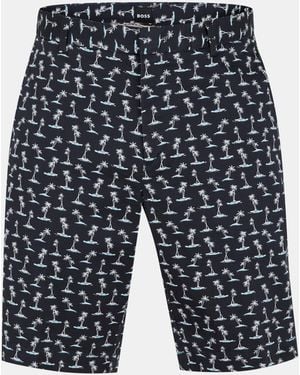 BOSS Sliceshort Chino Shorts - Blue