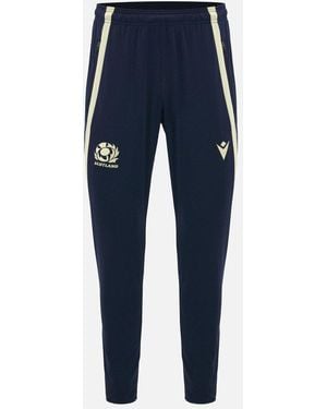MACRON Scotland Rugby Tapered-Fit Training Bottoms - Blue