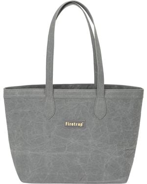 Firetrap Kraft Tote Bag - Grey
