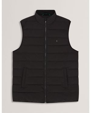 Ted Baker Lightweight Quilted Gilet - Black