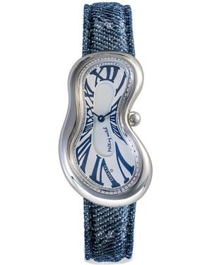 Exaequo Melting Quartz Analogue Watch - Blue