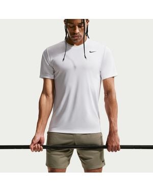 Nike Flex Short Sleeve Performance Gym Top - Grey