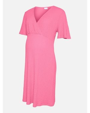 Mama.licious Mama Tess Jrs Mini Dress - Pink