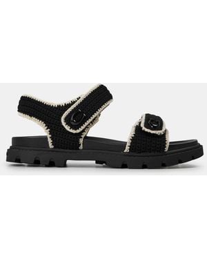 COACH Brynn Sandals - Black