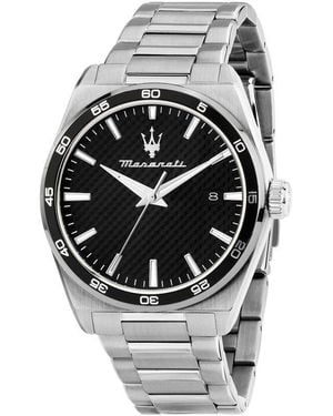 Maserati Velocita Water Resistant Analogue Quartz Watch - Metallic
