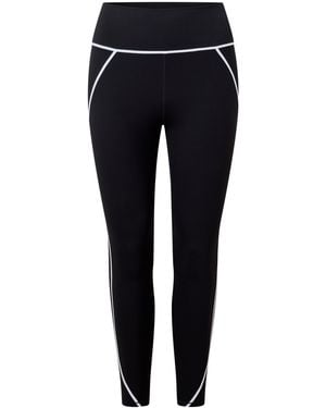 Vuori Allthefeels Straight Leg High-Waisted Gym Leggings - Blue