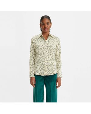 Levi's Maeve Elodie Floral Long-Sleeve Blouse - Green