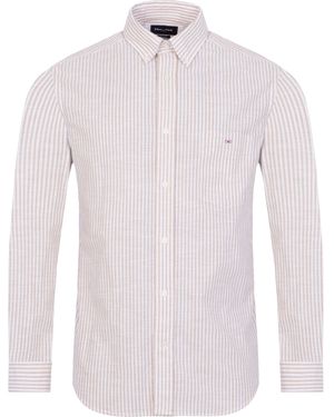 Eden Park Striped Cotton Shirt - Multicolour