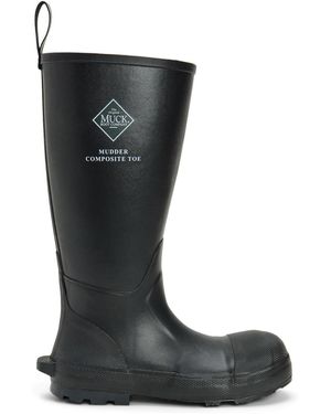 Muck Boot Mudder Tall Safety Wellington S5 - Black