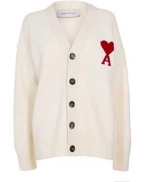 Ami Paris Cardigan - White