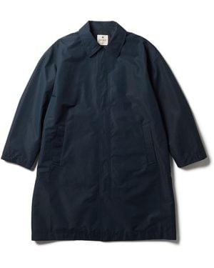 Snow Peak Windstopper Windproof Overcoat - Blue