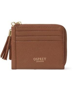 Osprey Marie Leather Coin Purse - Brown