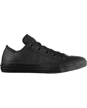 Converse All Star Mono Leather Shoes - Black