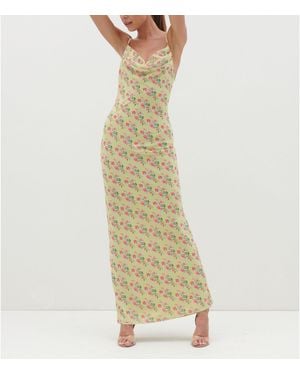 Pretty Lavish Keisha Maxi Dress - Metallic